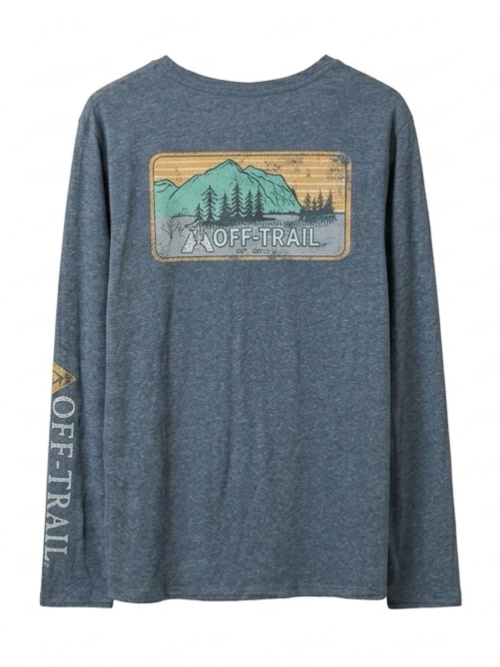 Off Trail Heather Gray Long Sleeve Tee
